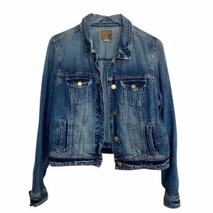 American Eagle Outfitters Distressed Denim Jacket